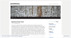 Desktop Screenshot of jaredwiseau.wordpress.com
