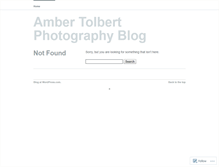 Tablet Screenshot of ambertolbert.wordpress.com