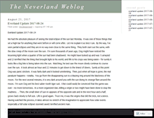 Tablet Screenshot of neverlandtrip.wordpress.com