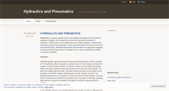 Desktop Screenshot of hindustanhydraulic.wordpress.com