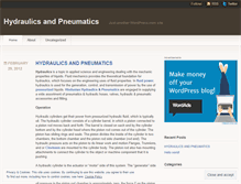 Tablet Screenshot of hindustanhydraulic.wordpress.com