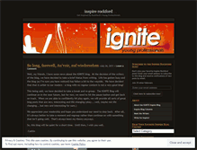 Tablet Screenshot of igniterockford.wordpress.com