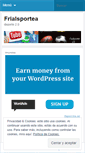 Mobile Screenshot of frialsportea.wordpress.com