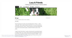 Desktop Screenshot of lucyandfriends.wordpress.com