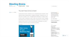 Desktop Screenshot of brainchurn.wordpress.com