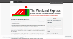 Desktop Screenshot of mijweekendexpress.wordpress.com