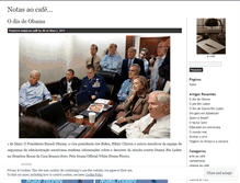Tablet Screenshot of notasaocafe.wordpress.com