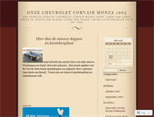 Tablet Screenshot of corvair.wordpress.com