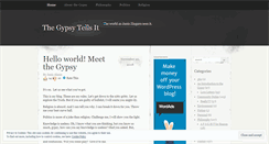 Desktop Screenshot of gypsyzingaro.wordpress.com