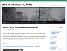 Tablet Screenshot of bbtrrecords.wordpress.com