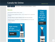 Tablet Screenshot of canadakoionline.wordpress.com