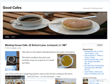 Tablet Screenshot of goodcafes.wordpress.com