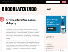 Tablet Screenshot of chocolatevendo.wordpress.com