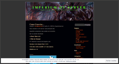 Desktop Screenshot of imperiumserver.wordpress.com