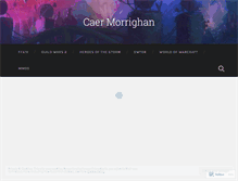 Tablet Screenshot of morrighan13.wordpress.com