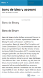 Mobile Screenshot of dfs.us.bancdebinaryaccount.wordpress.com