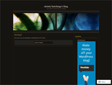 Tablet Screenshot of christyhutchings.wordpress.com