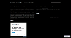 Desktop Screenshot of bartriemens.wordpress.com