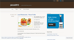 Desktop Screenshot of jabula2012.wordpress.com