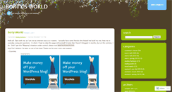 Desktop Screenshot of bortysworld.wordpress.com