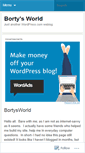 Mobile Screenshot of bortysworld.wordpress.com