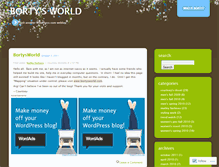 Tablet Screenshot of bortysworld.wordpress.com