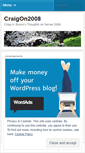 Mobile Screenshot of craigon2008.wordpress.com