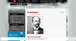 Desktop Screenshot of maggi11.wordpress.com