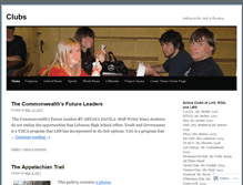 Tablet Screenshot of cedarsclubblog.wordpress.com