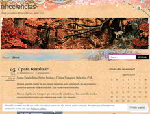 Tablet Screenshot of nhcciencias.wordpress.com