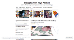 Desktop Screenshot of joyinyourkitchen.wordpress.com