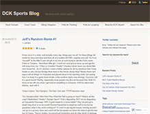 Tablet Screenshot of dcksportsblog.wordpress.com