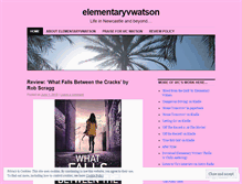 Tablet Screenshot of elementaryvwatson.wordpress.com