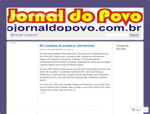 Tablet Screenshot of jornaldopovo.wordpress.com