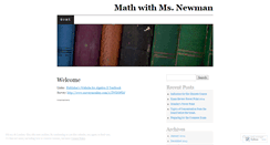 Desktop Screenshot of carolnewman.wordpress.com