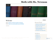 Tablet Screenshot of carolnewman.wordpress.com