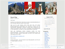 Tablet Screenshot of oberhubert.wordpress.com