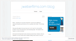 Desktop Screenshot of jweberfilms.wordpress.com