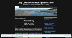 Desktop Screenshot of lewseportfolio.wordpress.com