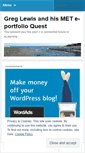 Mobile Screenshot of lewseportfolio.wordpress.com