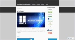 Desktop Screenshot of biosrrhh.wordpress.com