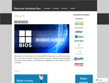 Tablet Screenshot of biosrrhh.wordpress.com