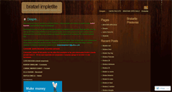 Desktop Screenshot of bratariimpletite.wordpress.com