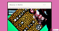 Desktop Screenshot of beautyinbattle.wordpress.com