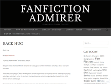 Tablet Screenshot of admirefanfiction.wordpress.com