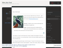 Tablet Screenshot of manplusgod.wordpress.com