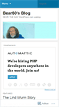 Mobile Screenshot of bear60.wordpress.com