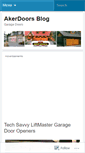 Mobile Screenshot of akerdoors.wordpress.com