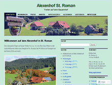 Tablet Screenshot of alexenhof.wordpress.com