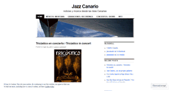 Desktop Screenshot of jazzcanario.wordpress.com